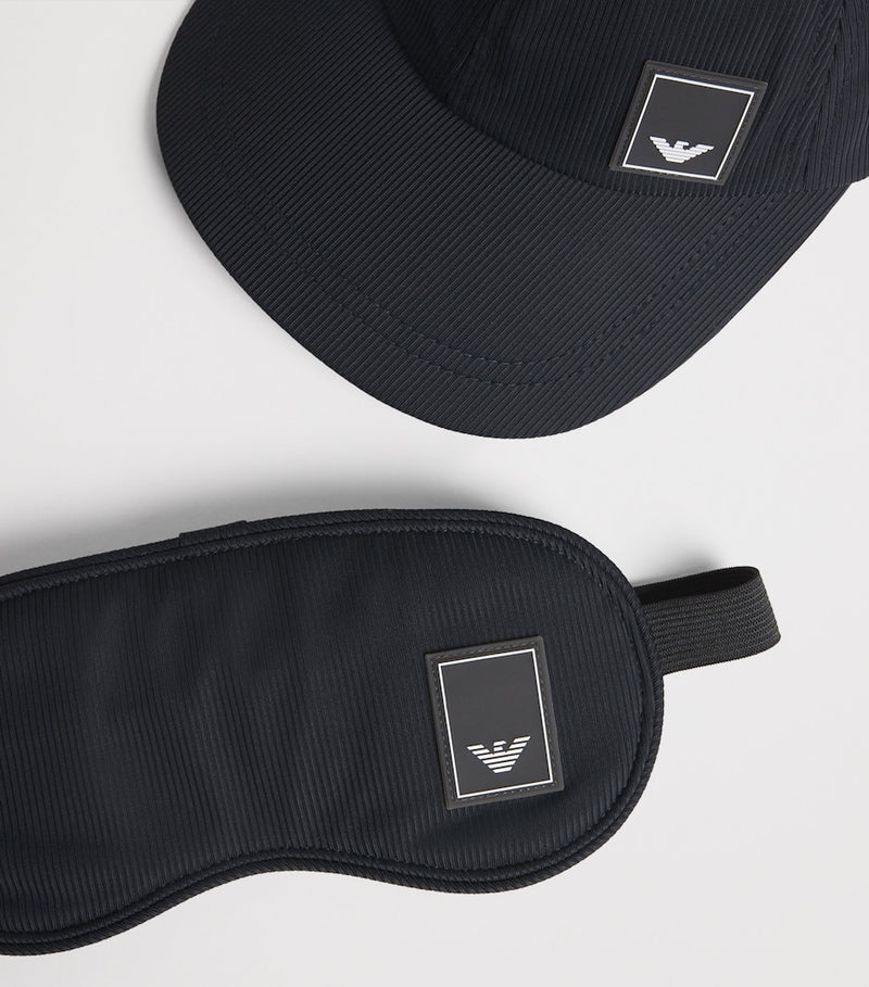 Emporio Armani travel essentials 2-in-1 baseball cap, imported from the UK
