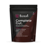 Holland & Barrett Biomel Complete Gut Belgian Chocolate Probiotic Powder 450g- Buy online at McGrocer