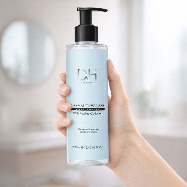 Dr H Anti-Ageing Cream Cleanser with Marine Collagen 200ml, UK version