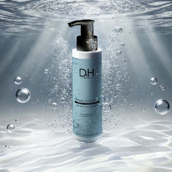 Dr H Anti-Ageing Cream Cleanser with Marine Collagen 200ml, UK version