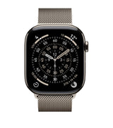 Harrods Apple Watch Series 11 Titanium with Natural Milanese Loop Smartwatch 46mm Medium/Large- Buy online at McGrocer