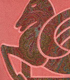 Etro linen embroidered Somerset cushion 45cm, UK version