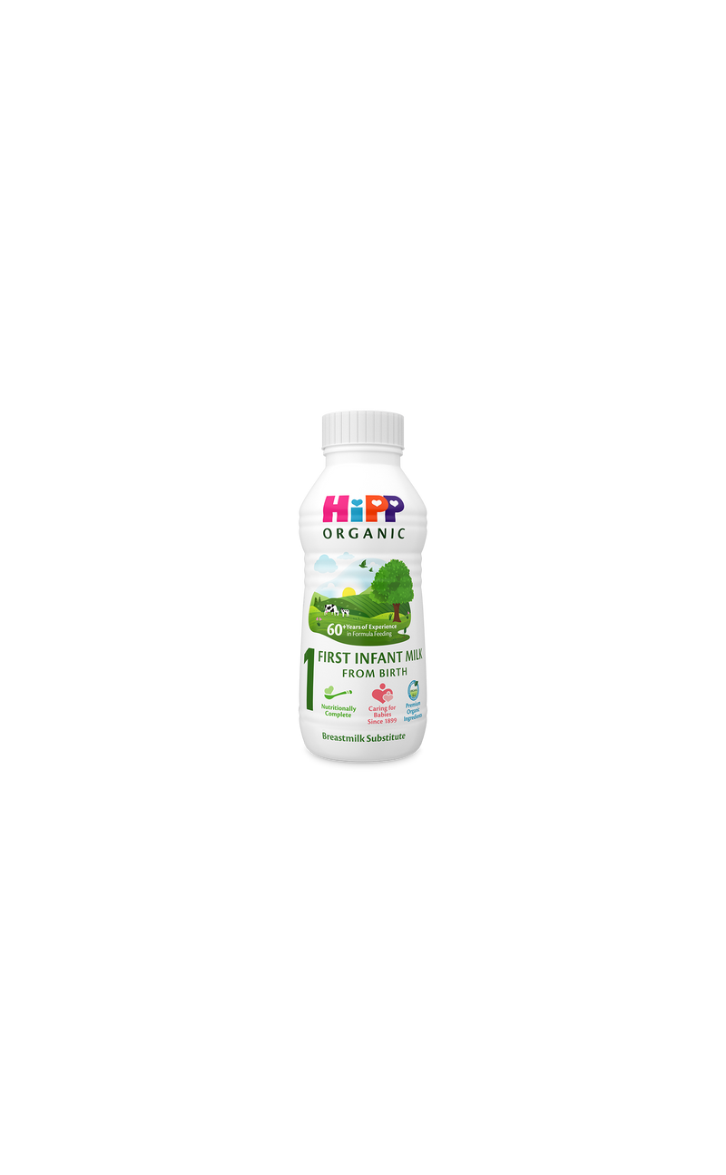 HiPP Organic first infant milk ready to feed 470ml (British brand)