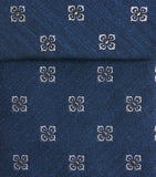 Isaia silk floral tie 6cm width, imported from the UK