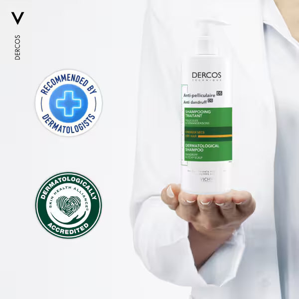 Vichy Dercos Anti-Dandruff Shampoo Dry Hair 200ml (British brand)