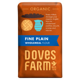 Doves Farm Organic Fine Plain Wholemeal Flour 1kg flour Sainsburys   