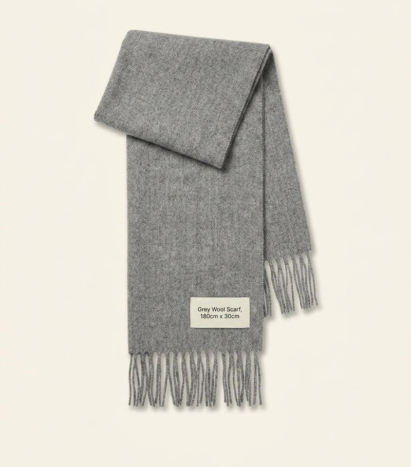 Burberry alpaca-wool bouclé scarf 30x168cm, UK version