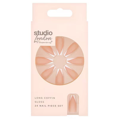 Superdrug Superdrug Studio Fancy French False Nails White Tip Kit 24- Buy online at McGrocer