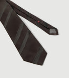 Brunello Cucinelli Seidenkrawatte mit geometrischem Muster 7,5 cm - Britisches Produkt