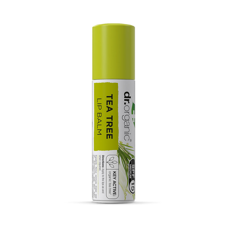 Dr Organic tea tree lip balm 5.7ml - British product