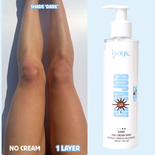Glowjob Cream Spot Gradual Tan Moisturiser Coconut 150ml, UK version