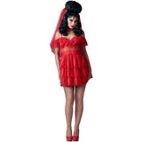 Superdrug Smiffys Beetlejuice Lydia Bride Short Dress Costume- Buy online at McGrocer