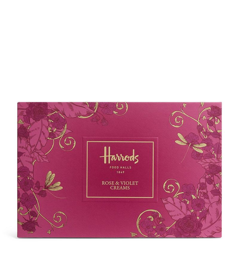 Harrods rose and violet chocolate creams 175g, UK version