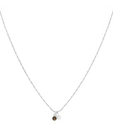 Harrods Astrid & Miyu Rhodium-Plated Charm Necklace- Buy online at McGrocer