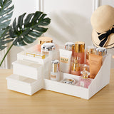 Livingandhome Plastic Makeup Storage Box Large 32.3cm W, UK version