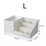 Livingandhome Plastic Makeup Storage Box Large 32.3cm W, UK version