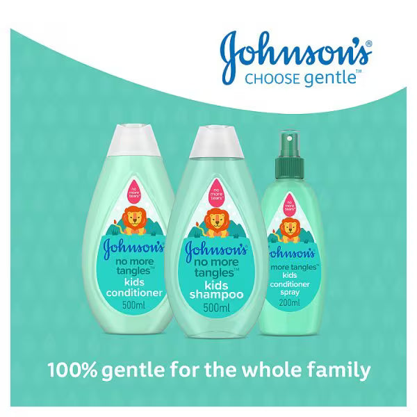 Johnson's No More Tangles Kids Shampoo 500ml, UK version