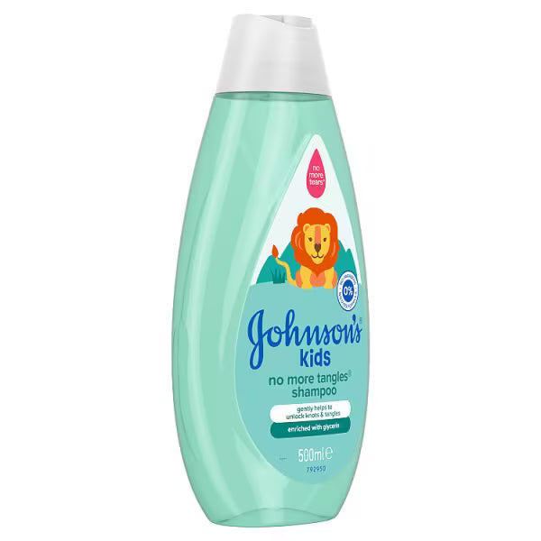 Johnson's No More Tangles Kids Shampoo 500ml, UK version