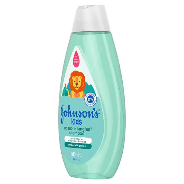 Johnson's No More Tangles Kids Shampoo 500ml, UK version
