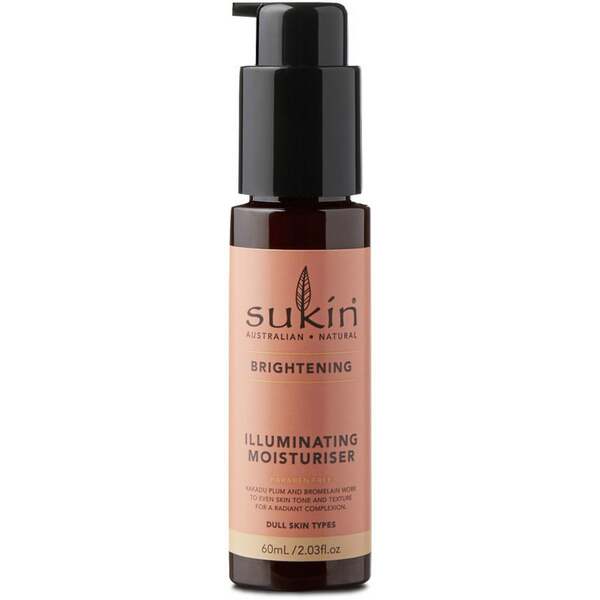 Sukin brightening illuminating moisturiser (British brand)