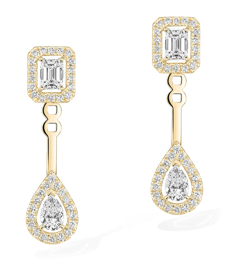 Messika My Twin yellow gold earrings 0.86ct - British product
