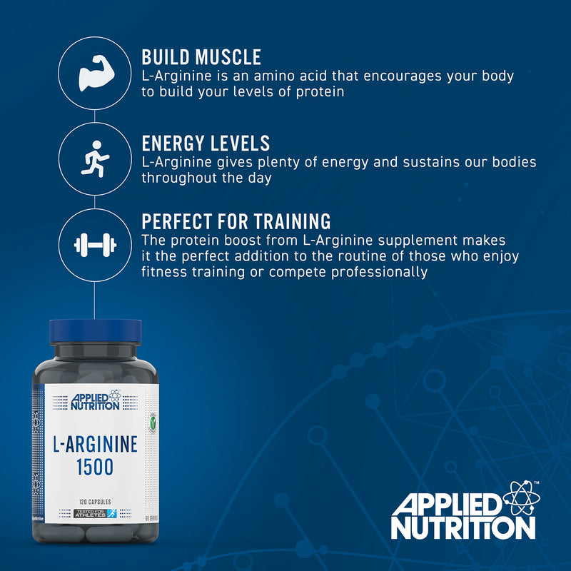 Applied Nutrition L-Arginine 1500 120 Capsules - British product