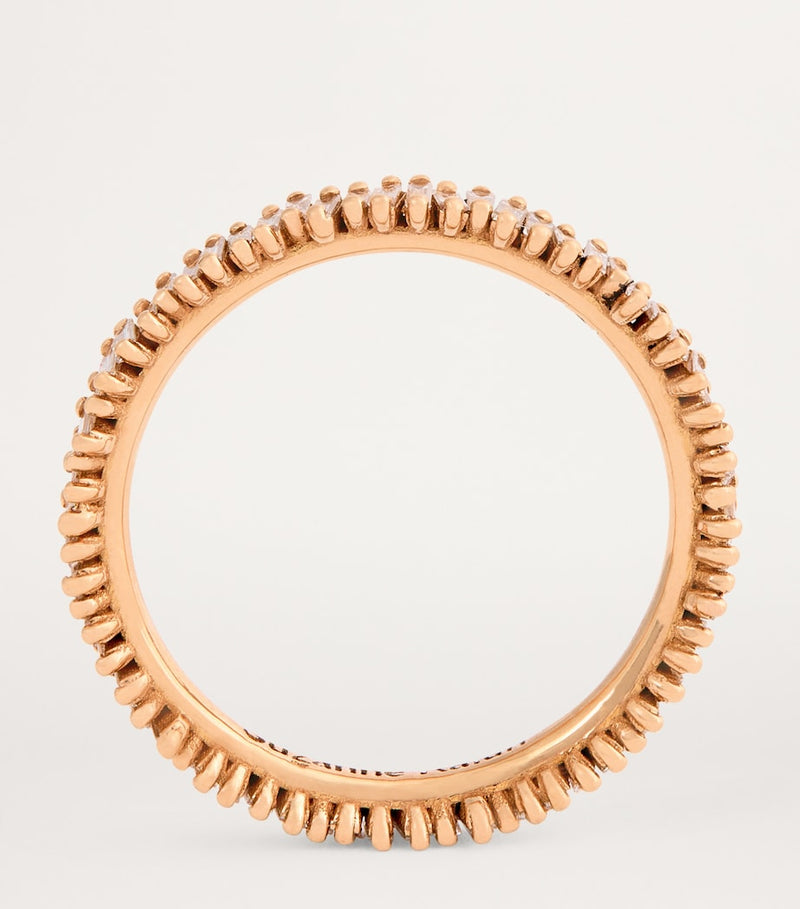 Suzanne Kalan rose gold diamond eternity ring, UK version