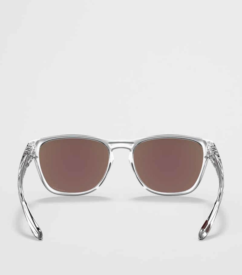 Oakley Manorburn square sunglasses with Prizm lenses, imported from the UK