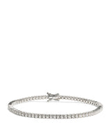 Harrods Harrods White Gold and Diamond Tennis Bracelet 2.00ct- Buy online at McGrocer