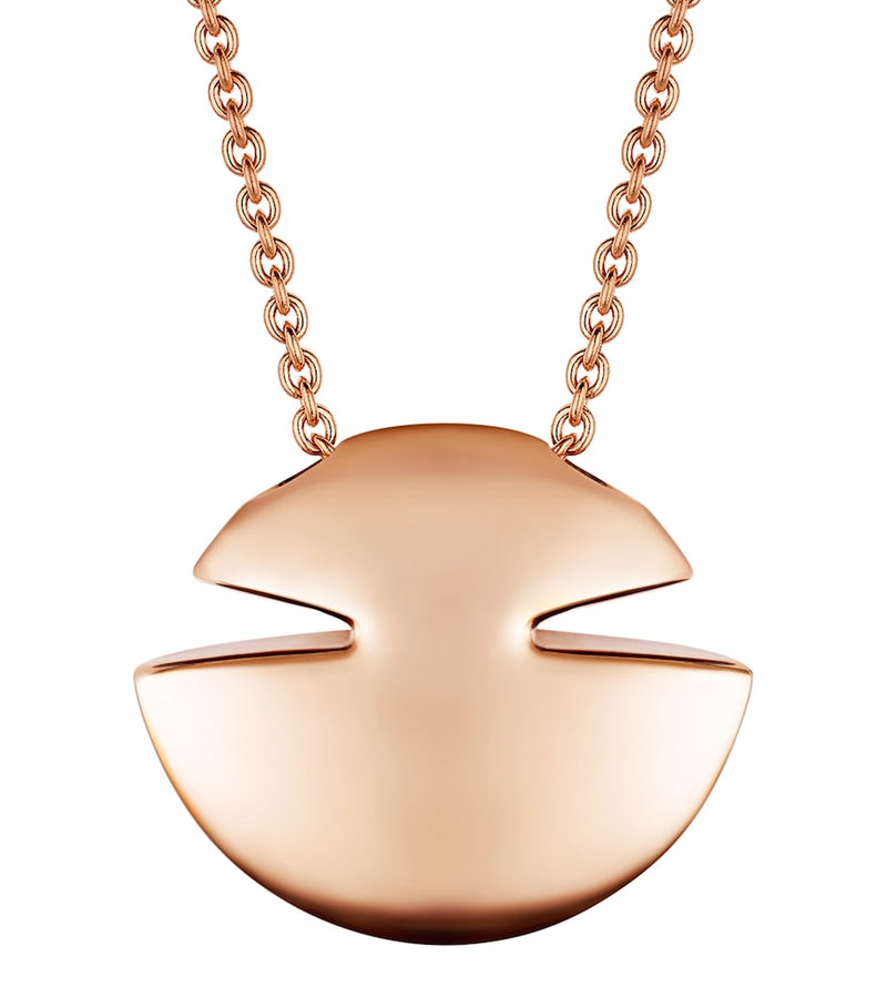Bvlgari Rose Gold Cabochon Necklace 18kt, UK version