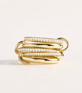 Harrods Spinelli Kilcollin Yellow Gold and Diamond Aquarius Ring- Buy online at McGrocer