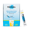 Revival rehydration recovery lemon lime sachets 12 pack, imported from the UK
