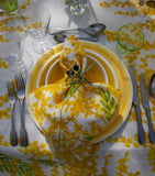 Summerill & Bishop linen Mimosa tablecloth 165cm x 380cm (British brand)