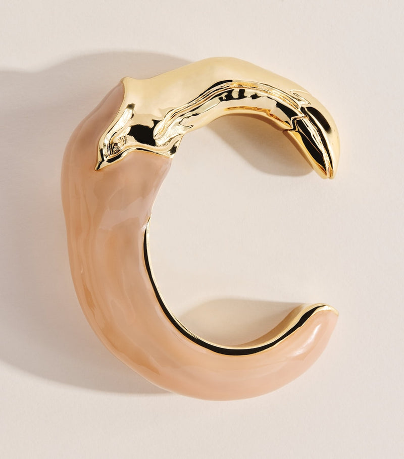 Chloé pastel resin flamingo cuff bracelet, UK version