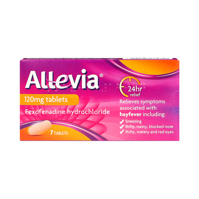 Holland & Barrett Allevia 120mg Allergic Rhinitis Relief Tablets 7 Tablets- Buy online at McGrocer
