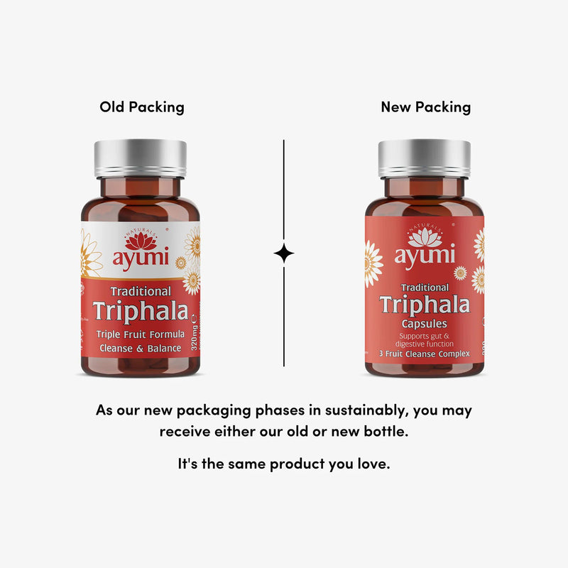 Ayumi Triphala Vegan Capsules 60 capsules (British brand)