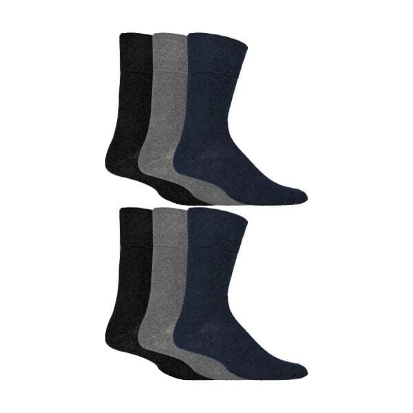 Gentle Grip men's diabetic socks 6 pair, UK version