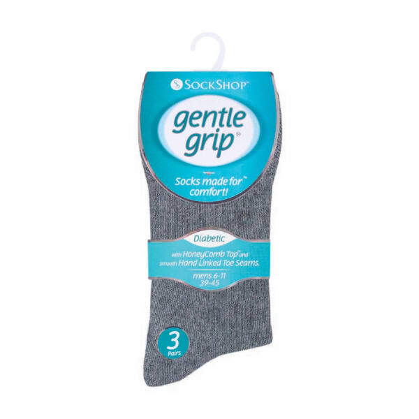 Gentle Grip men's diabetic socks 6 pair, UK version