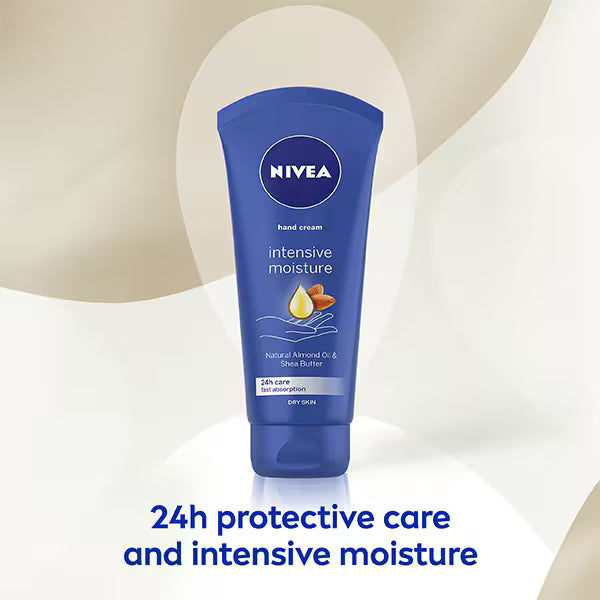 NIVEA Intensive Hand Cream Almond Oil Shea Butter 75ml, imported from the UK