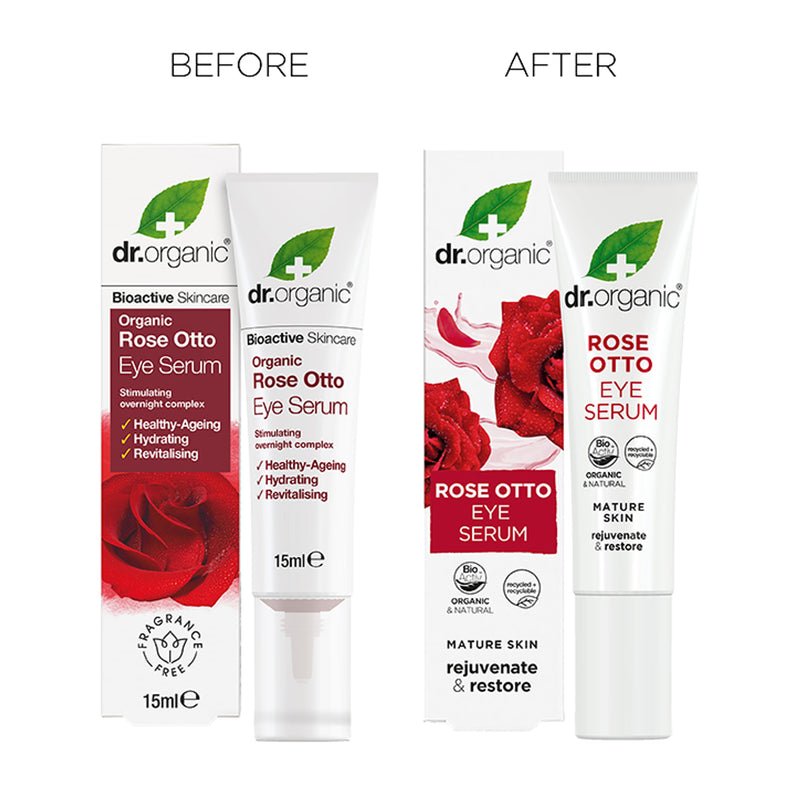 Dr Organic Rose Otto Eye Serum 15ml - British product