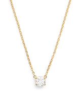 Harrods Harrods Yellow Gold and Diamond Pendant Necklace 0.50ct- Buy online at McGrocer