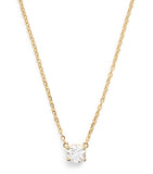 Harrods yellow gold diamond pendant necklace 0.50ct, imported from the UK
