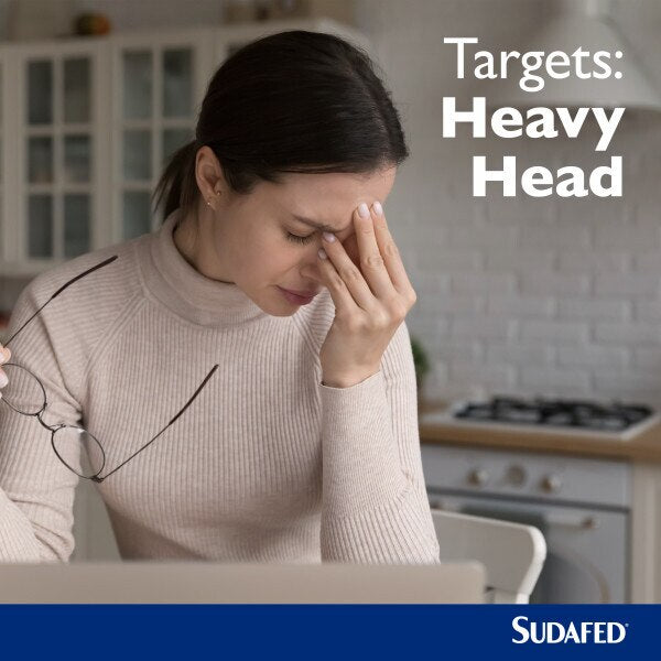 Sudafed Congestion & Headache Relief Capsules 16s GOODS Superdrug