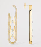 Messika Move yellow gold diamond earrings 1ct, UK version