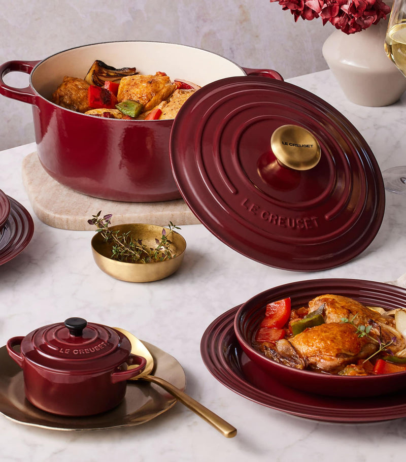 Le Creuset cast iron round casserole dish 20cm, UK version