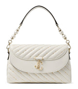 Harrods Jimmy Choo Leather Curve Top-Handle Bag- Buy online at McGrocer