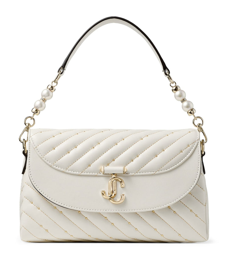 Jimmy Choo Curve top-handle bag leather - British product