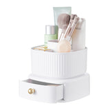 Livingandhome Swivel Makeup Organizer with Drawer 16x16x14cm, UK version