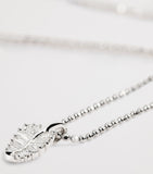 Anita Ko white gold diamond palm leaf necklace - British product