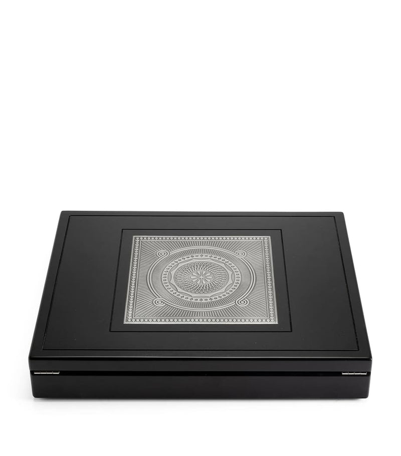 Royal Selangor Ace poker set with pewter chips and case, UK version